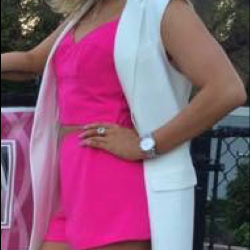 Amanda Uprichard Hot Pink Shorts